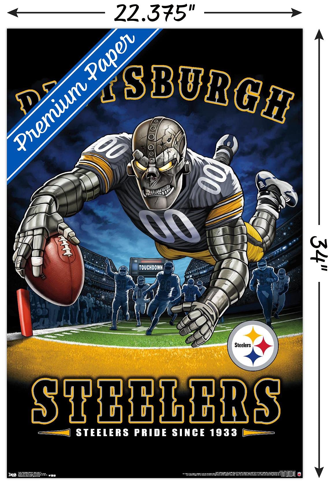 Steelers game day posters