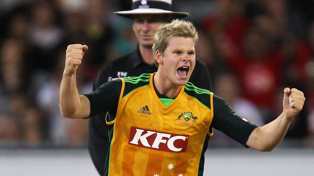 Steven Smith team celebrations.