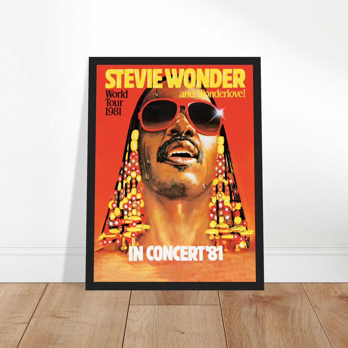 Stevie Wonder concert poster art