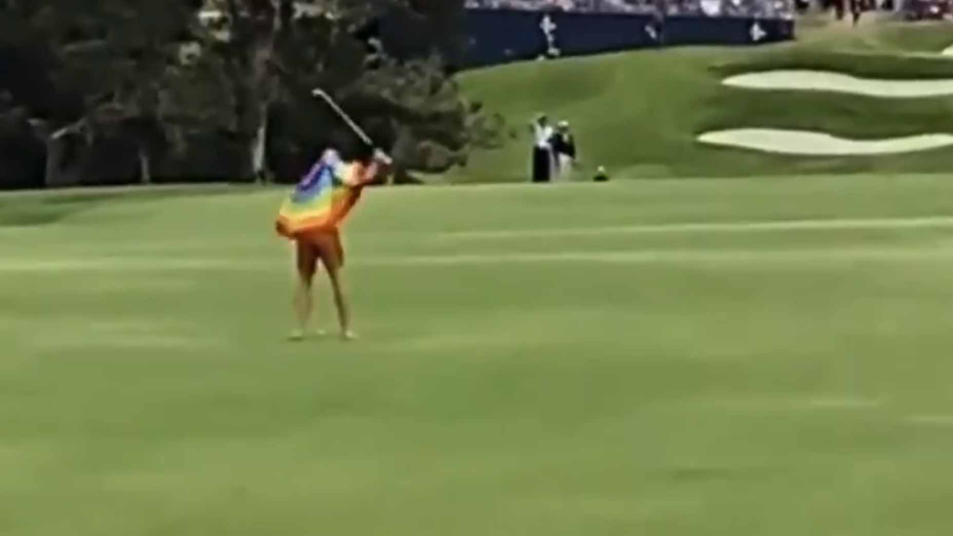 streaker incident golf