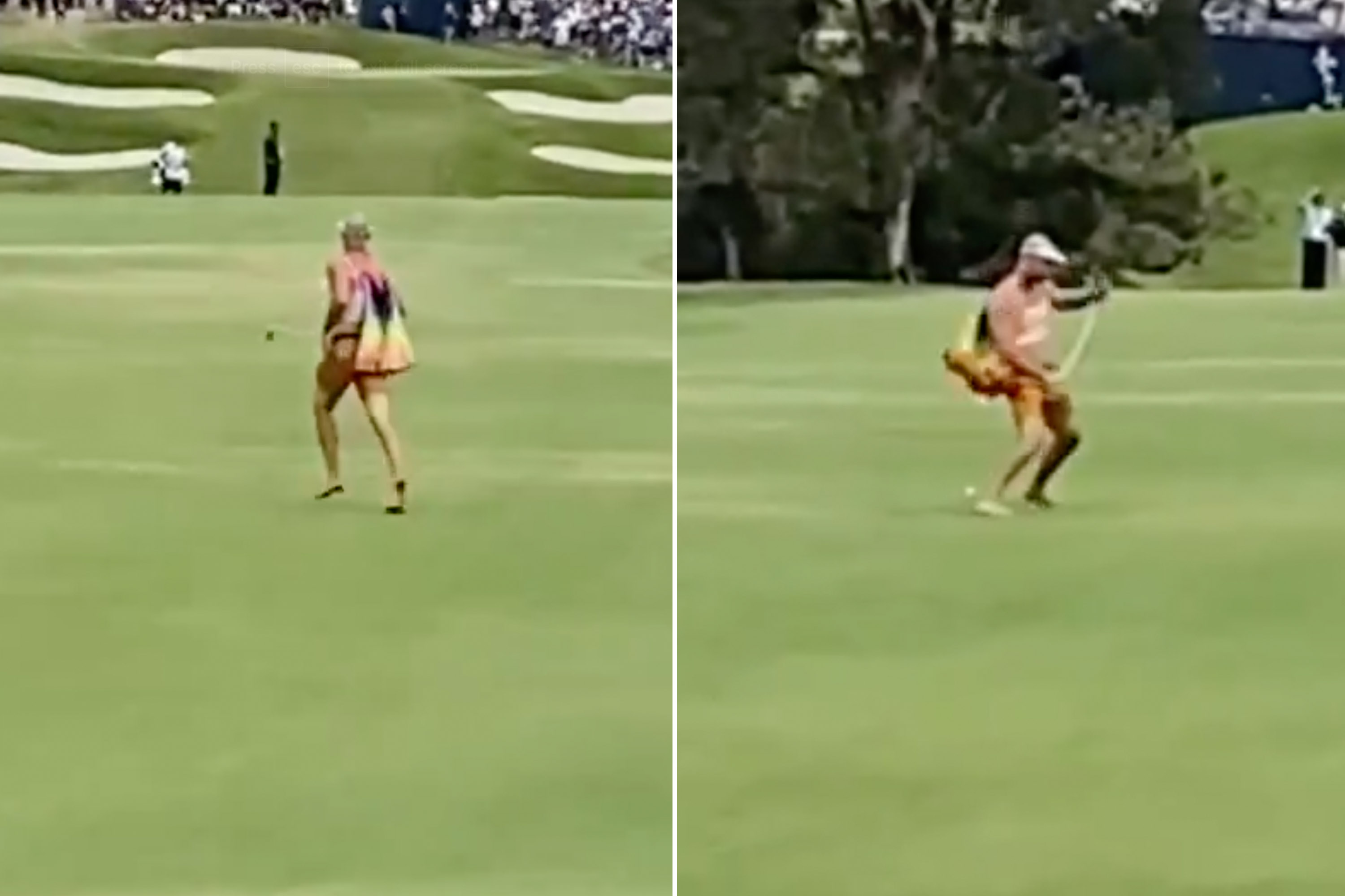 streaker reactions