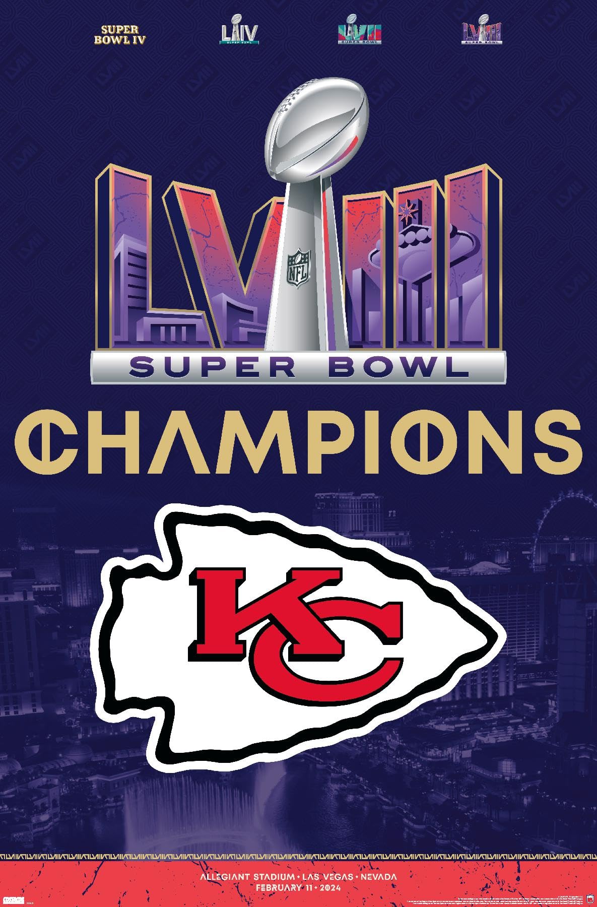Super Bowl champion artwork