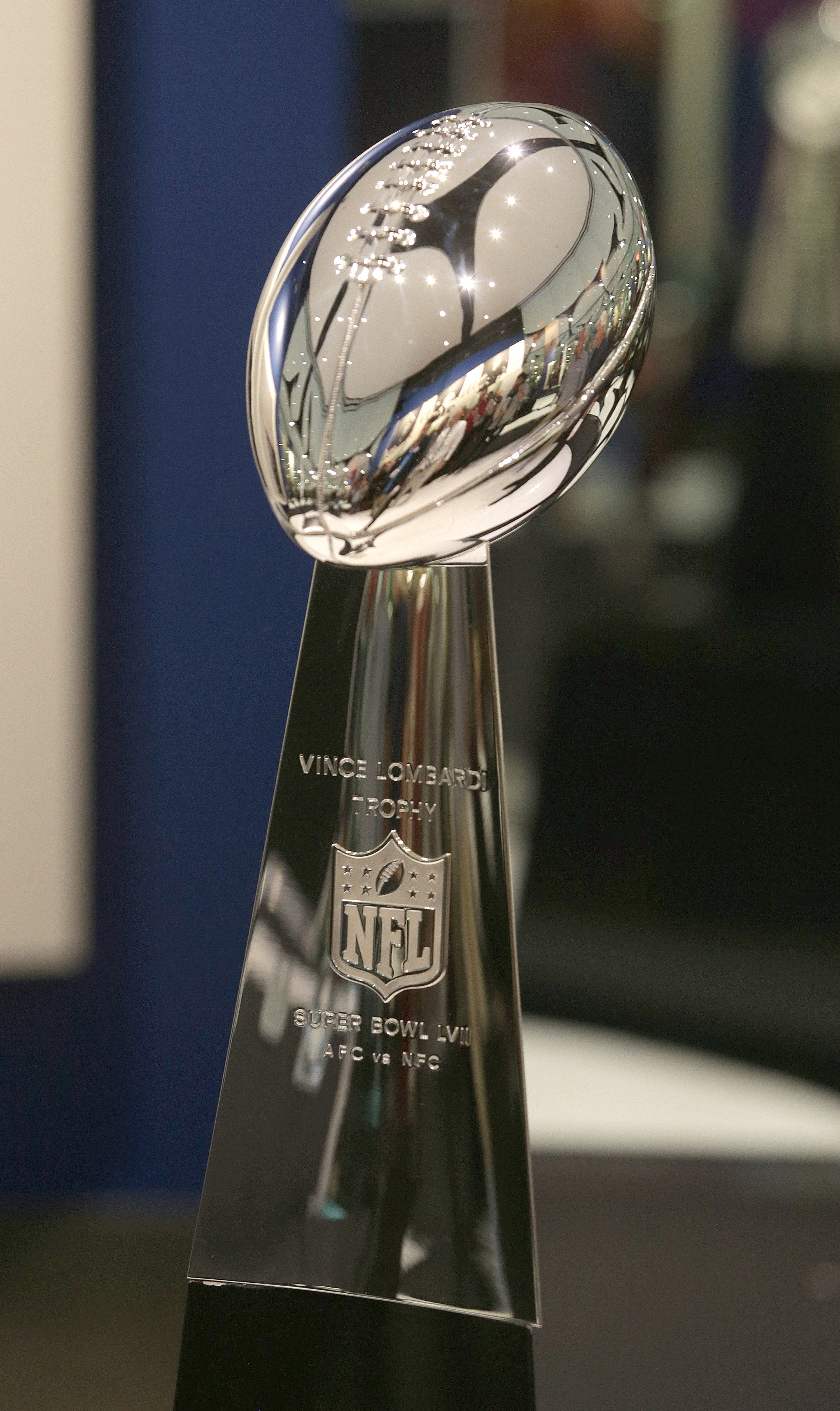Super Bowl trophy presentation