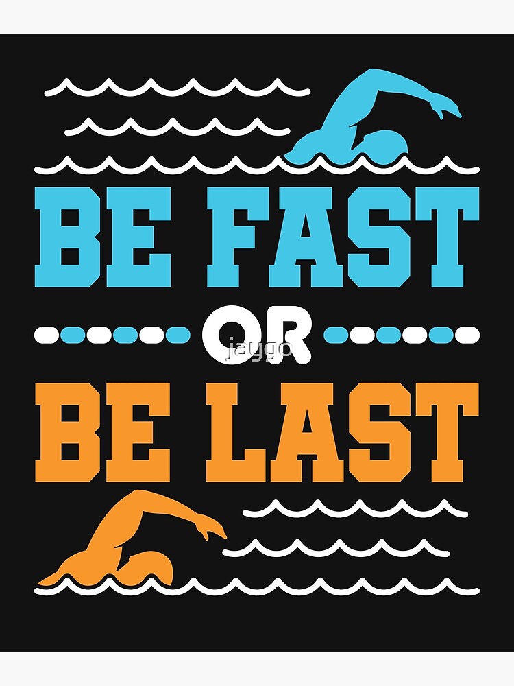 swim team spirit posters
