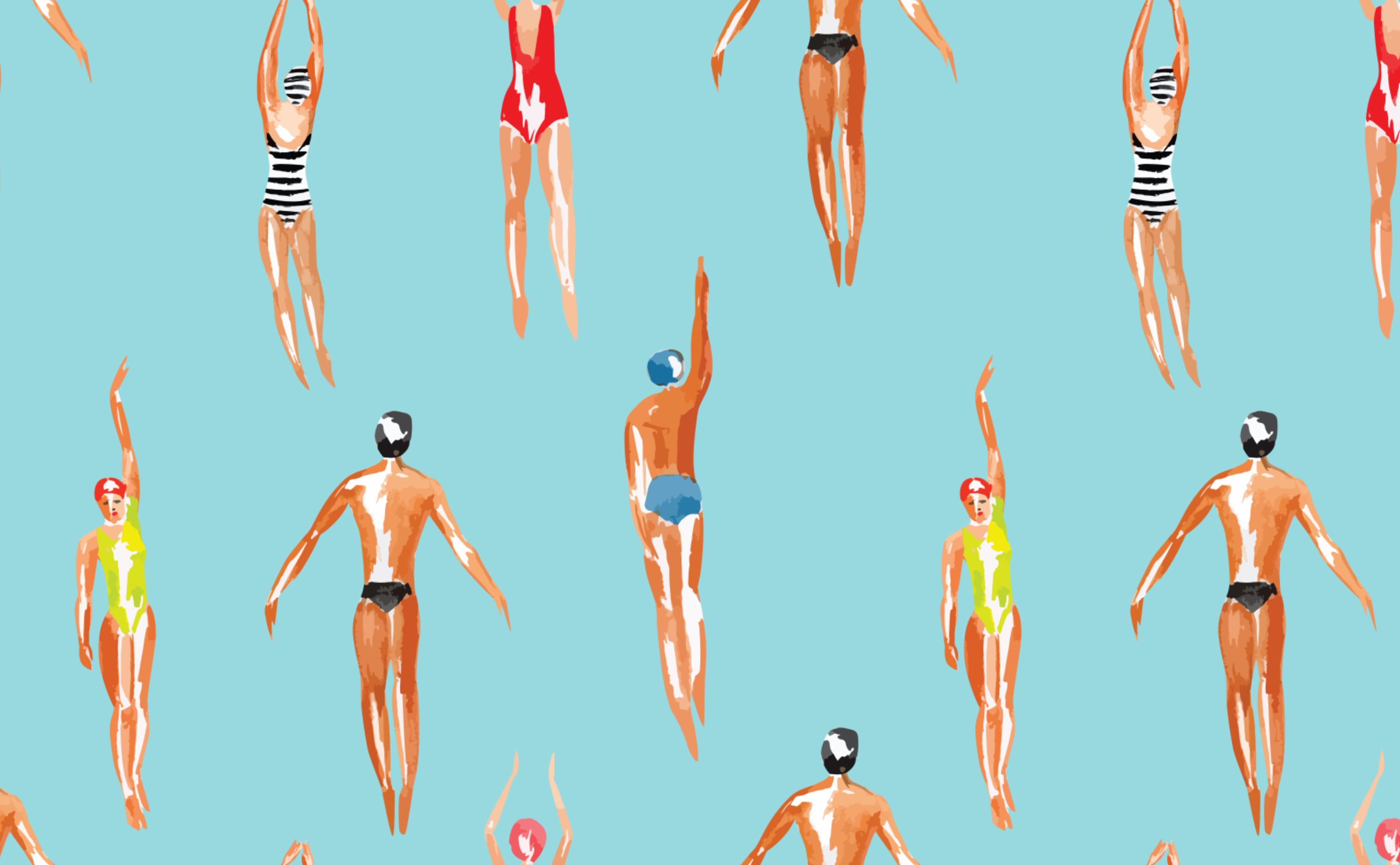 swimming wallpaper 0014
