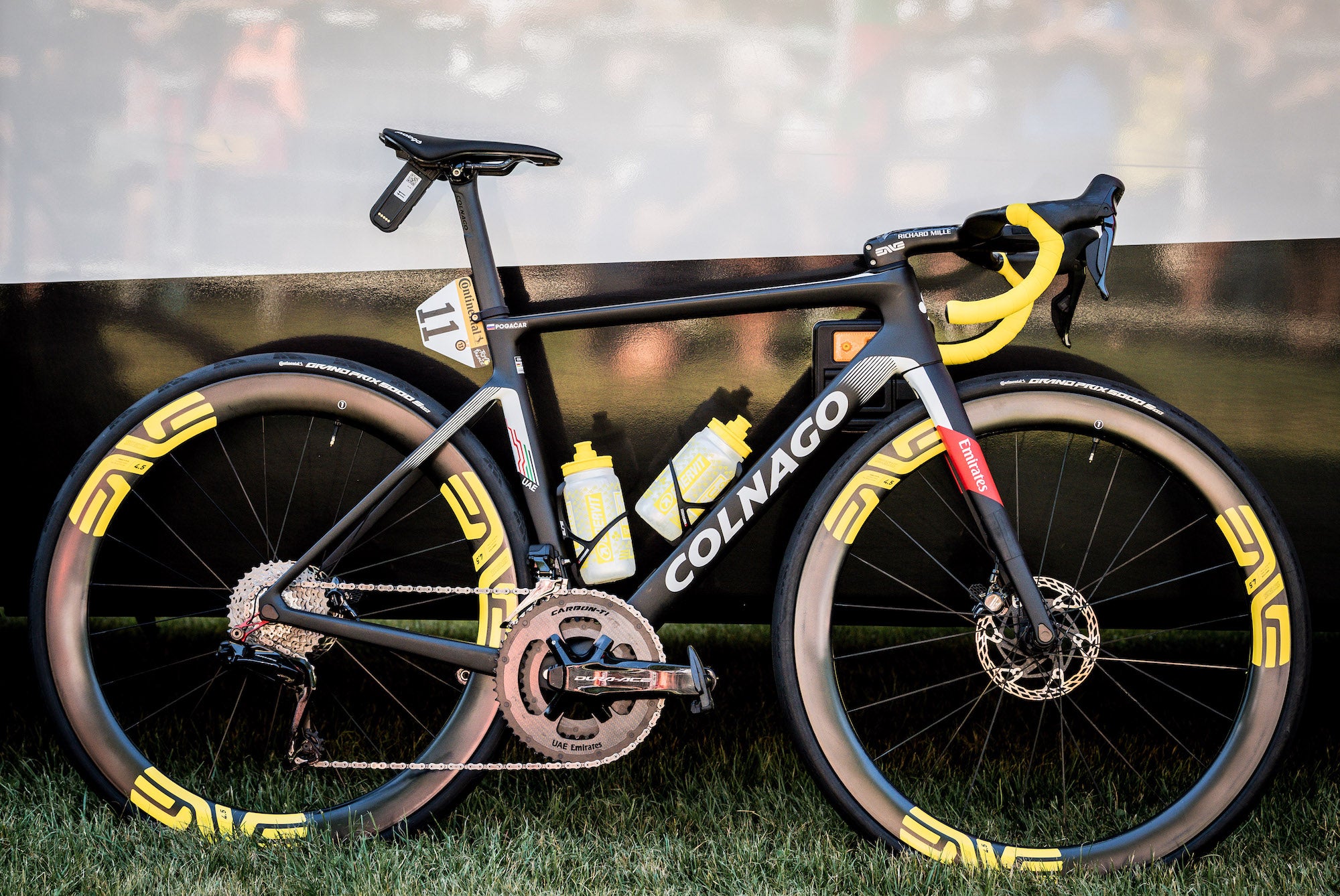 Tadej Pogačar cycling equipment