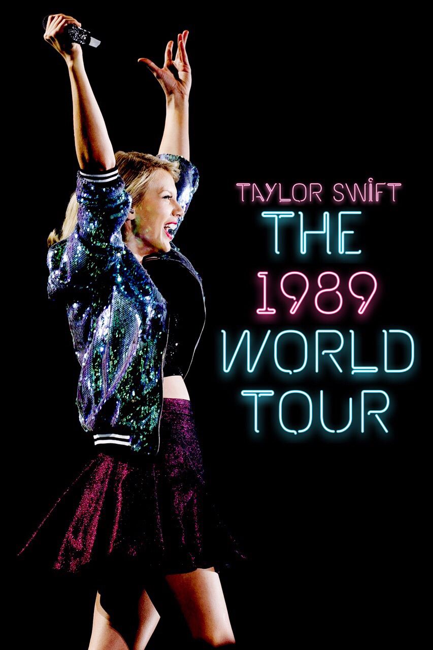 Taylor Swift concert poster