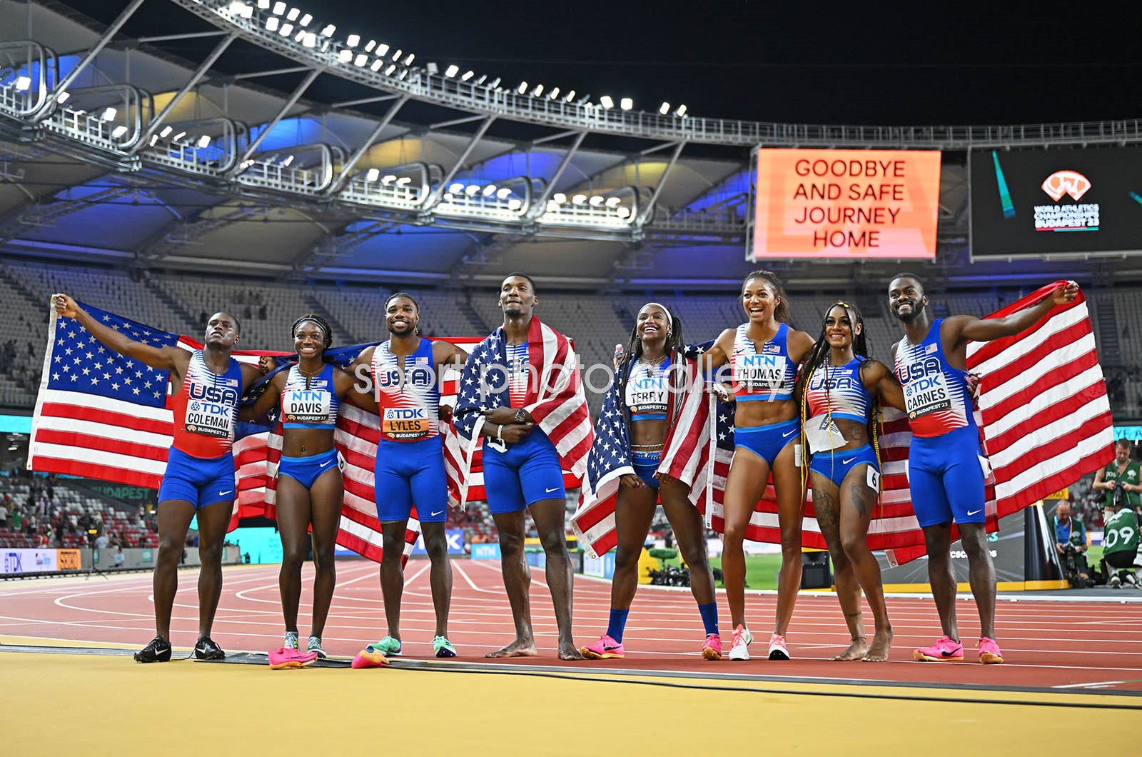 Team USA track events
