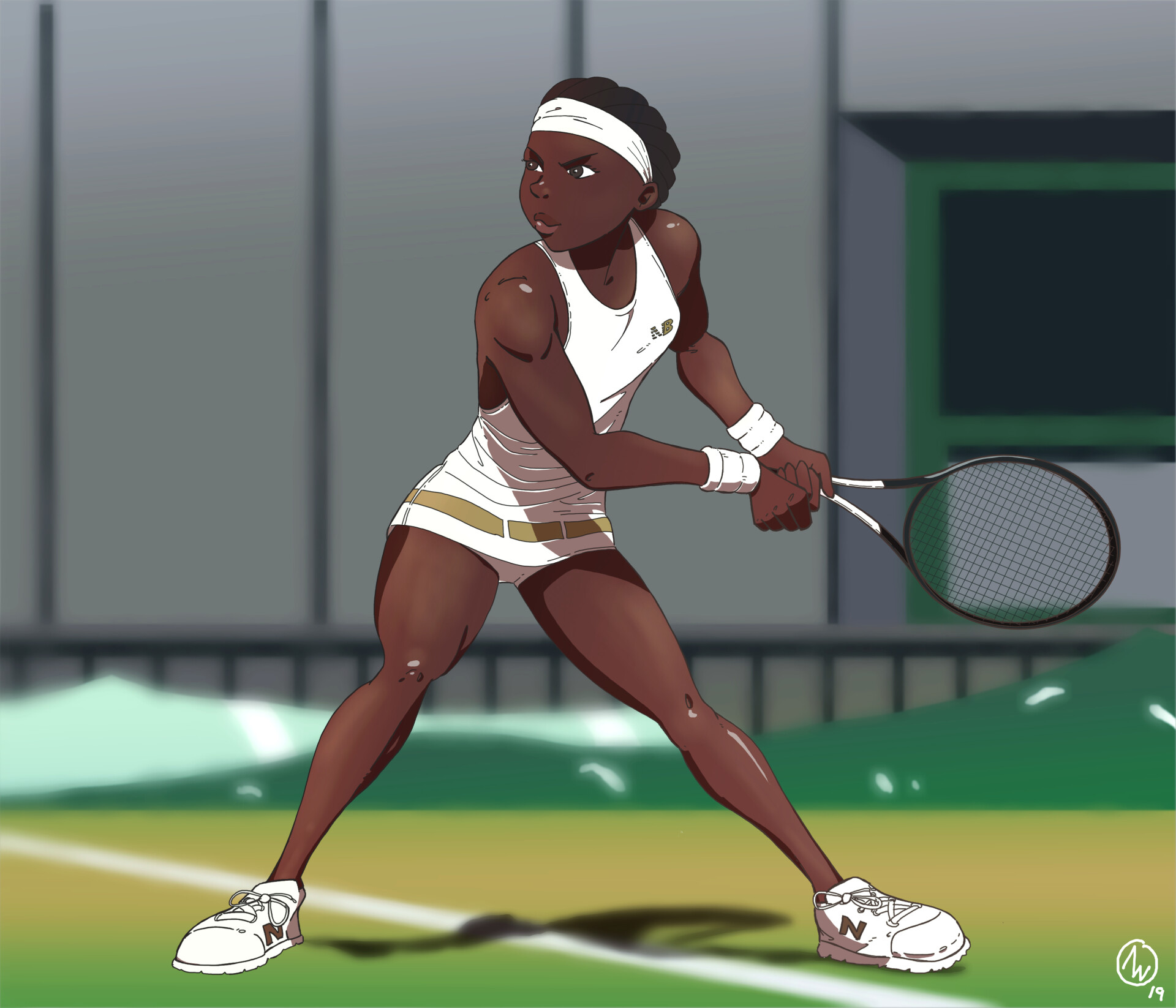 tennis art prints