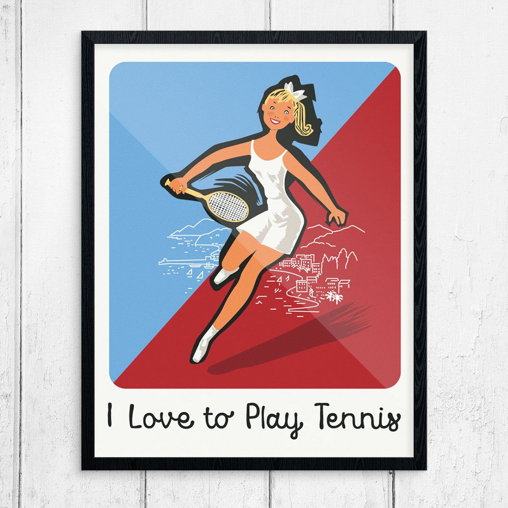 tennis print 0010