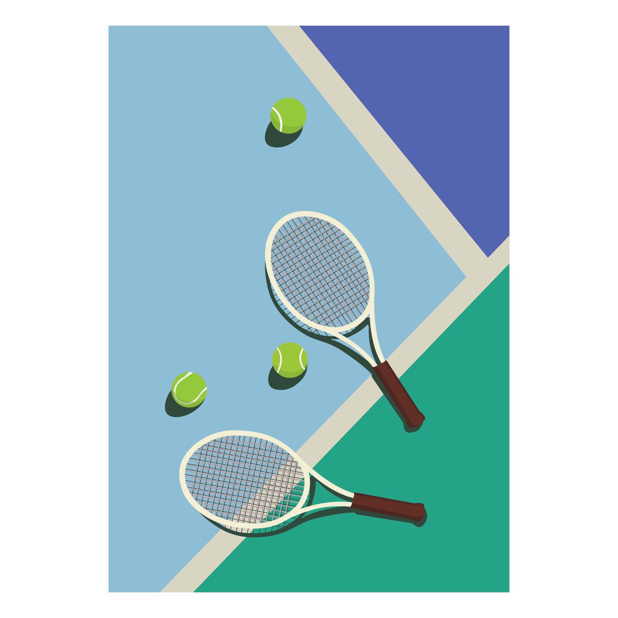 tennis print 0014