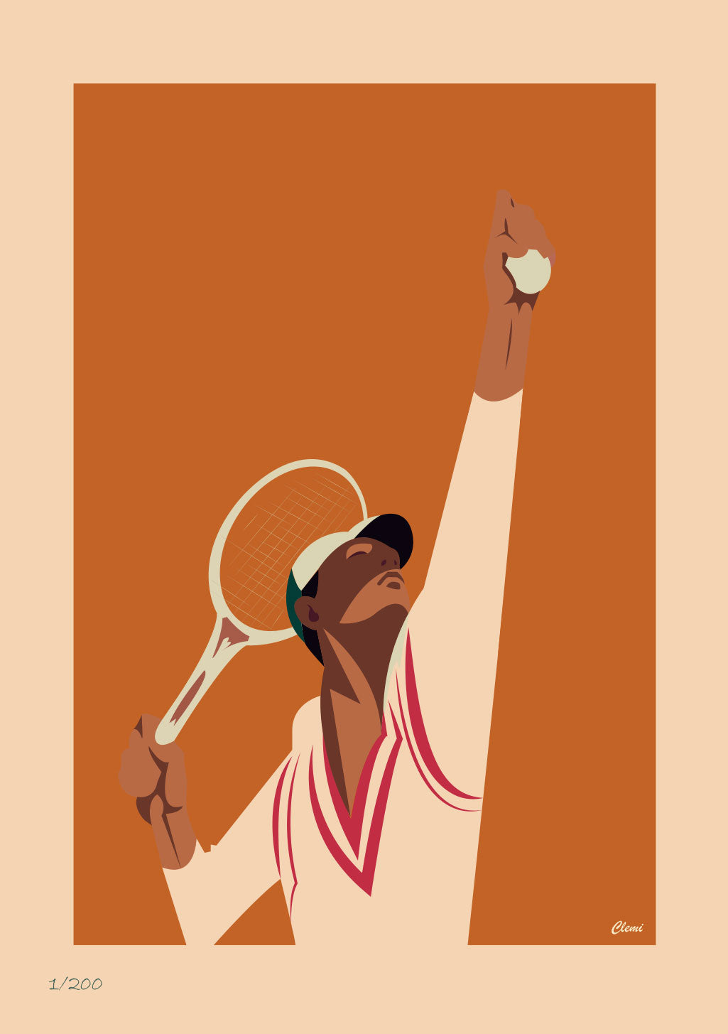 tennis print 0023