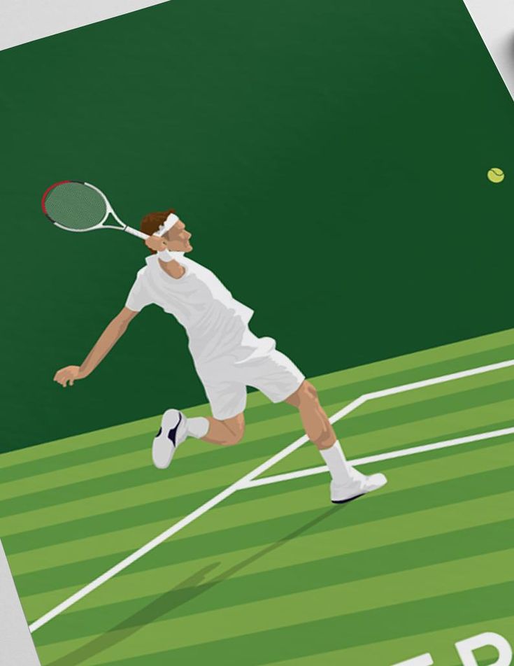tennis print 0025