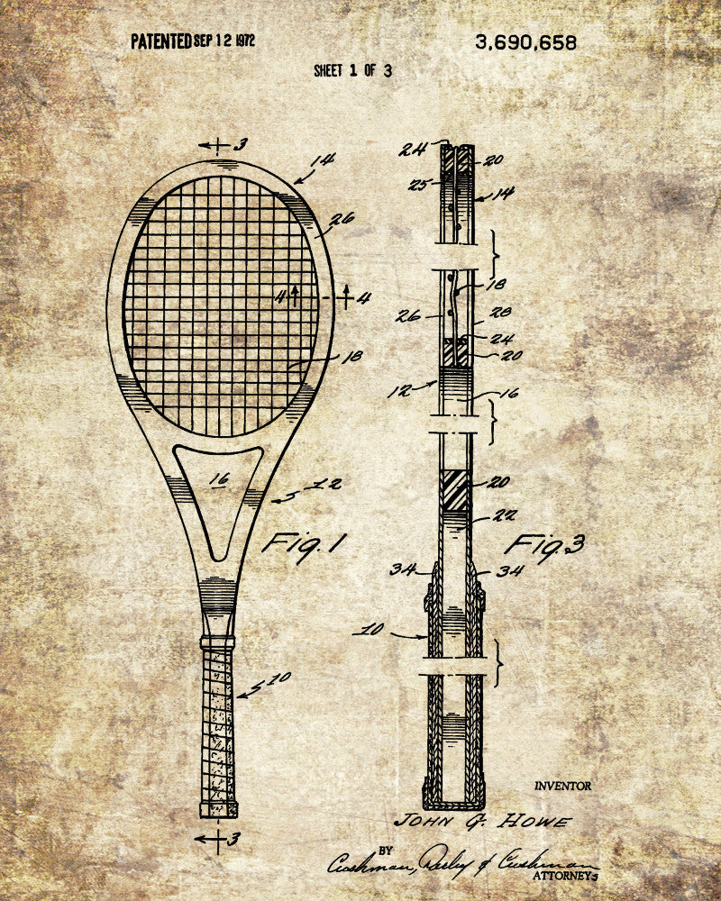 tennis print 0042