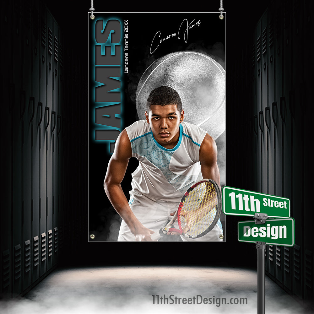 tennis print 0046