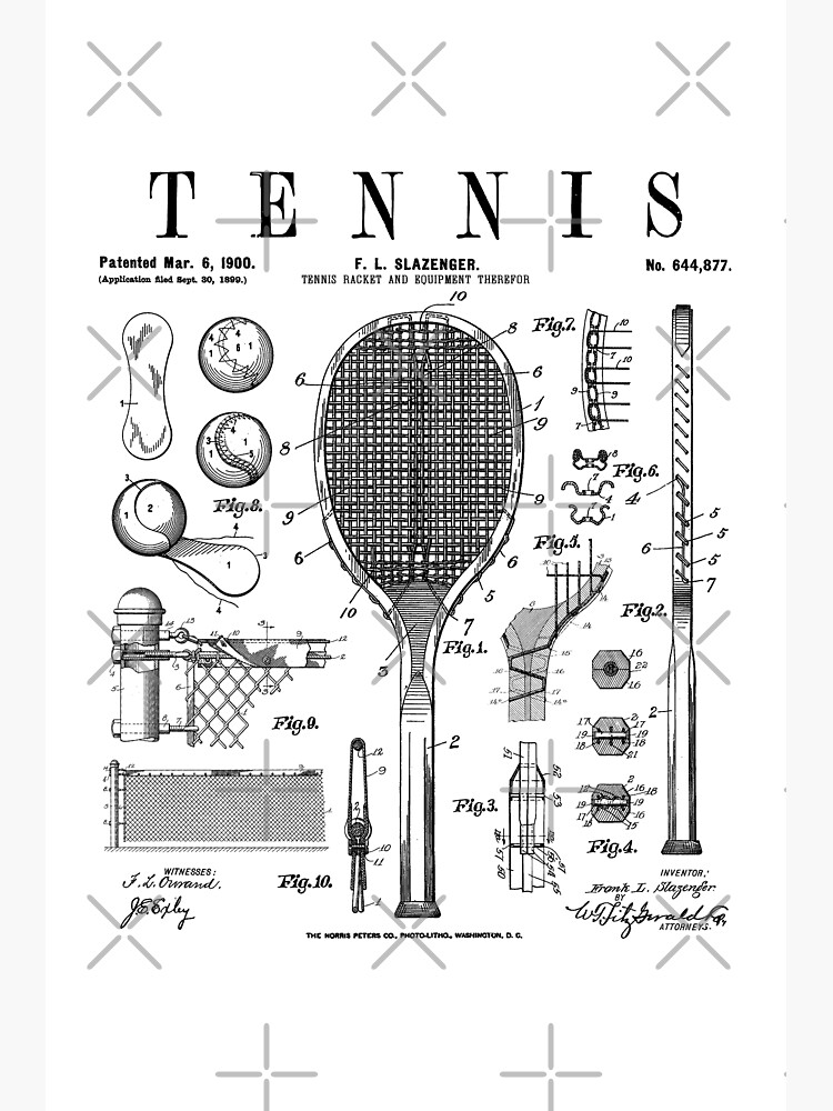 tennis print 0048