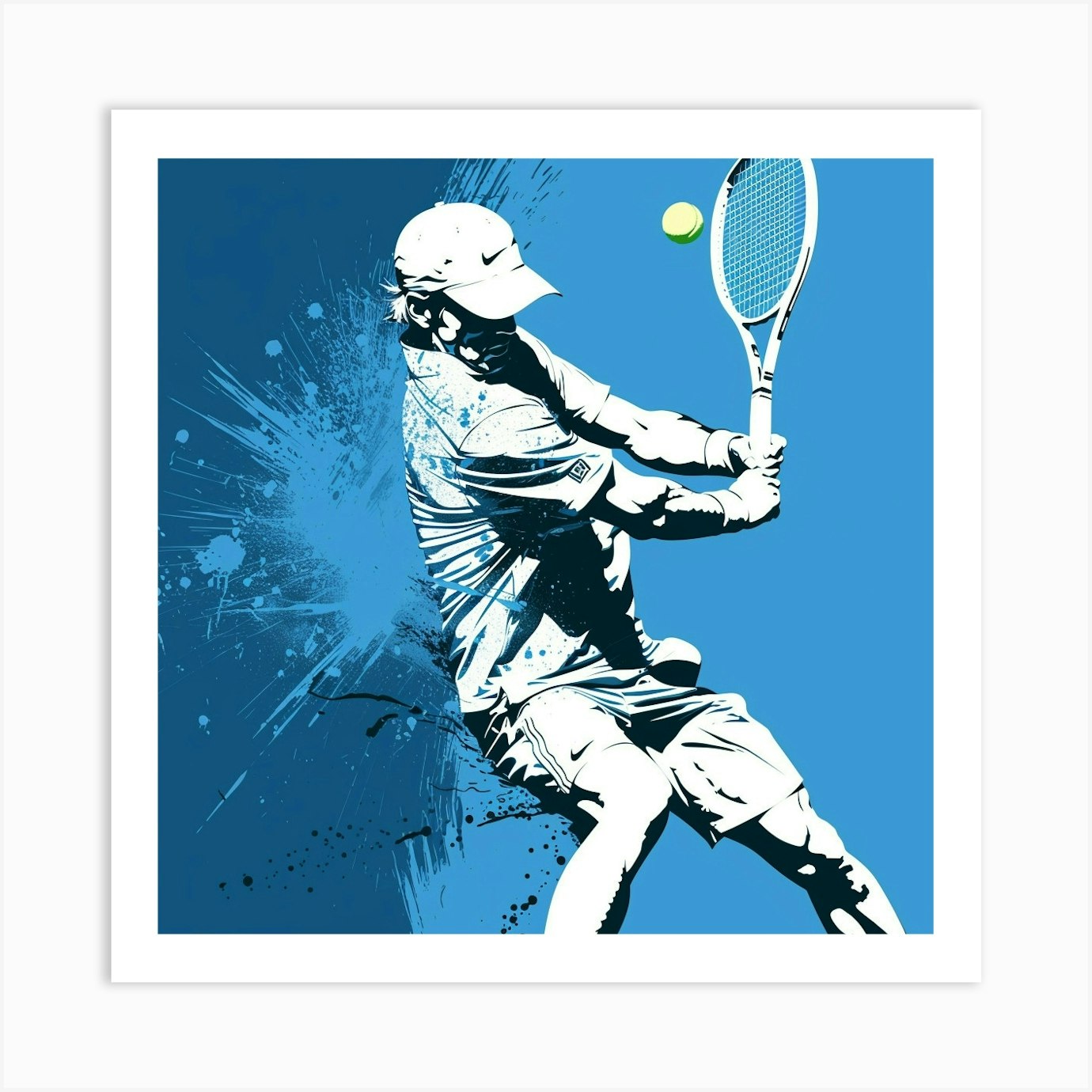 tennis print 0049