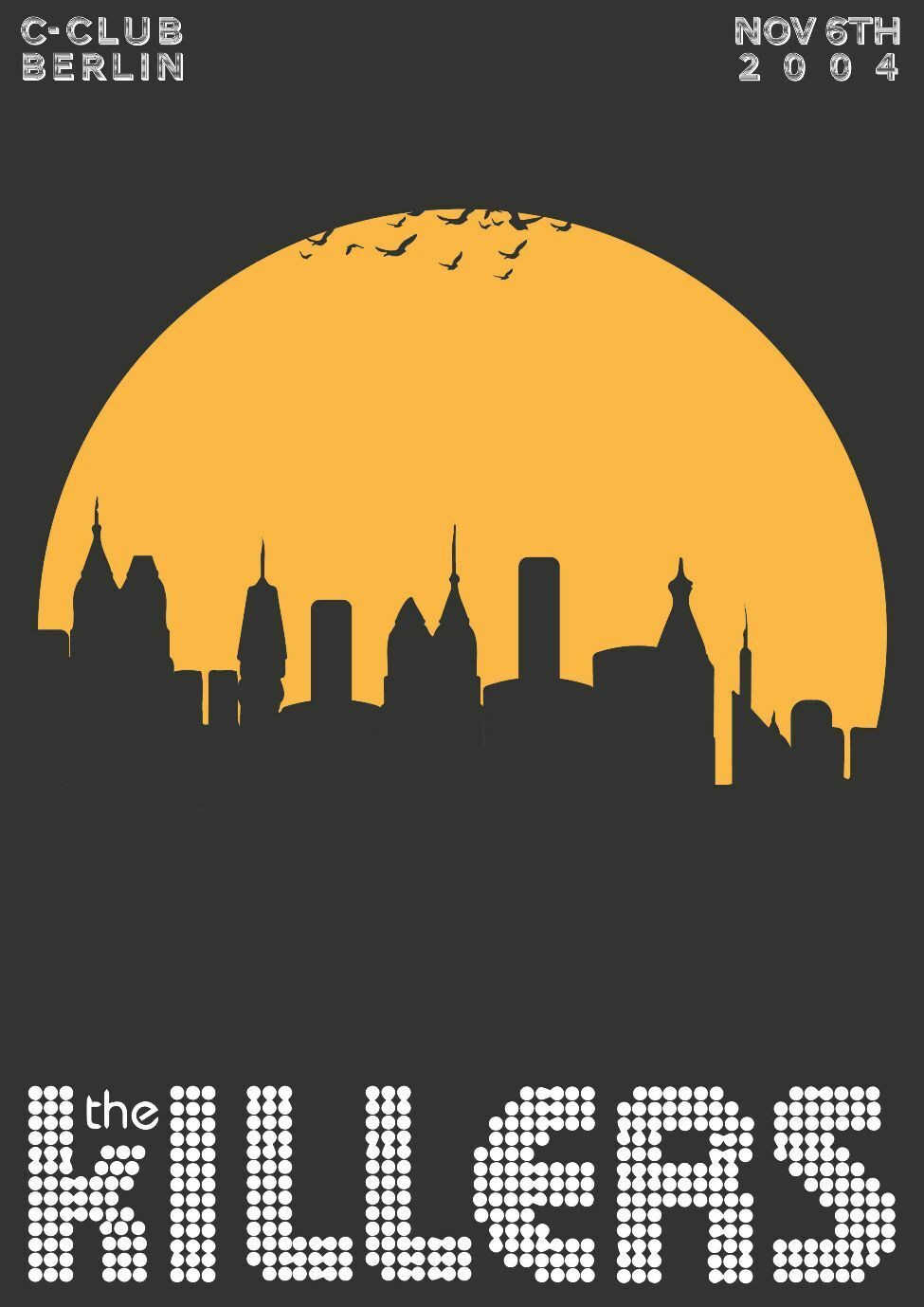 the killers concert poster