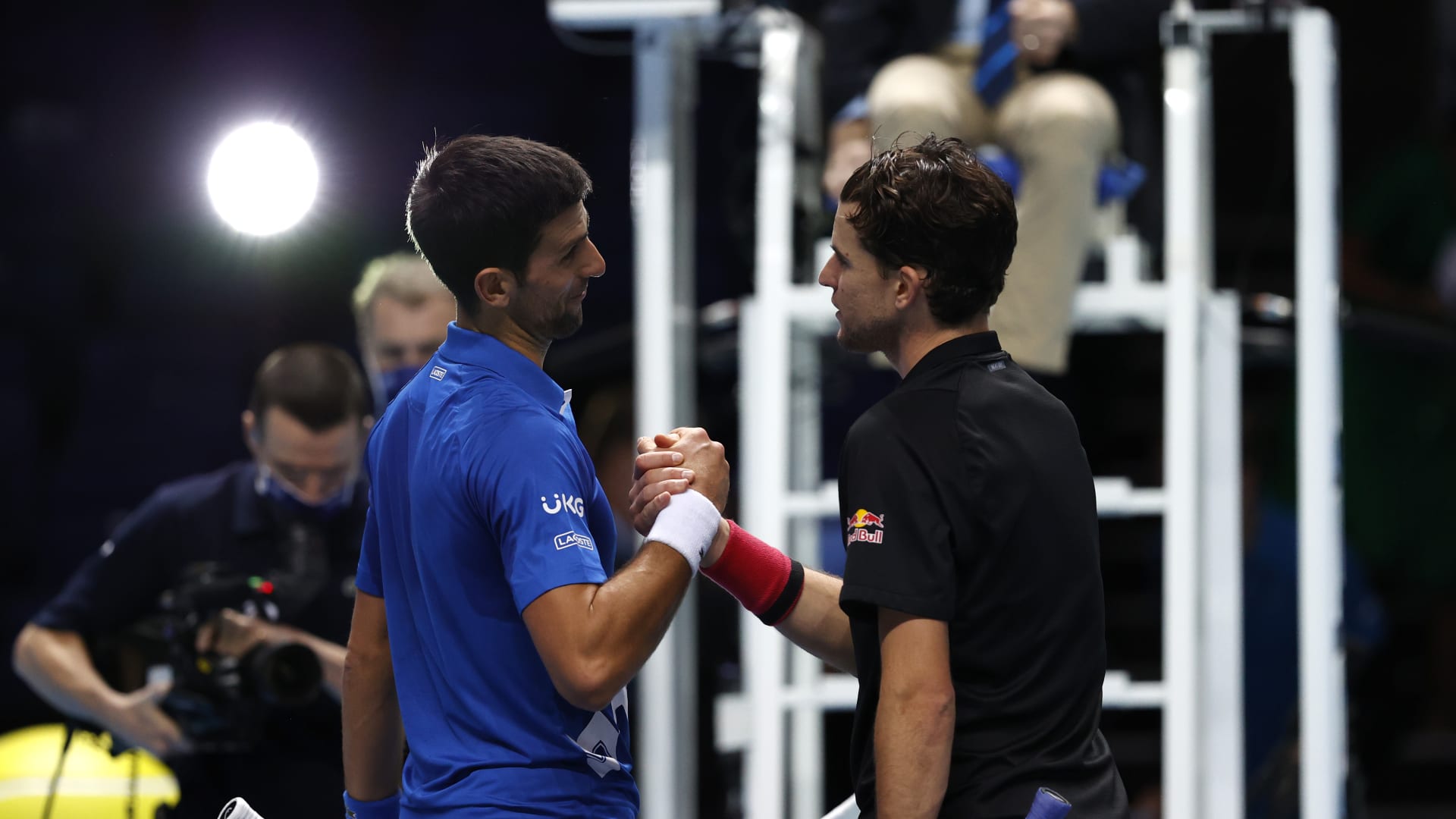 Thiem Djokovic player profiles