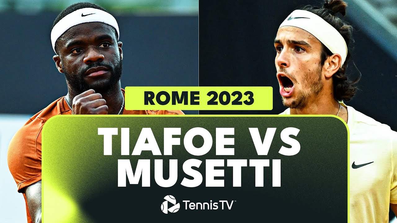 Tiafoe Rome tournament schedule
