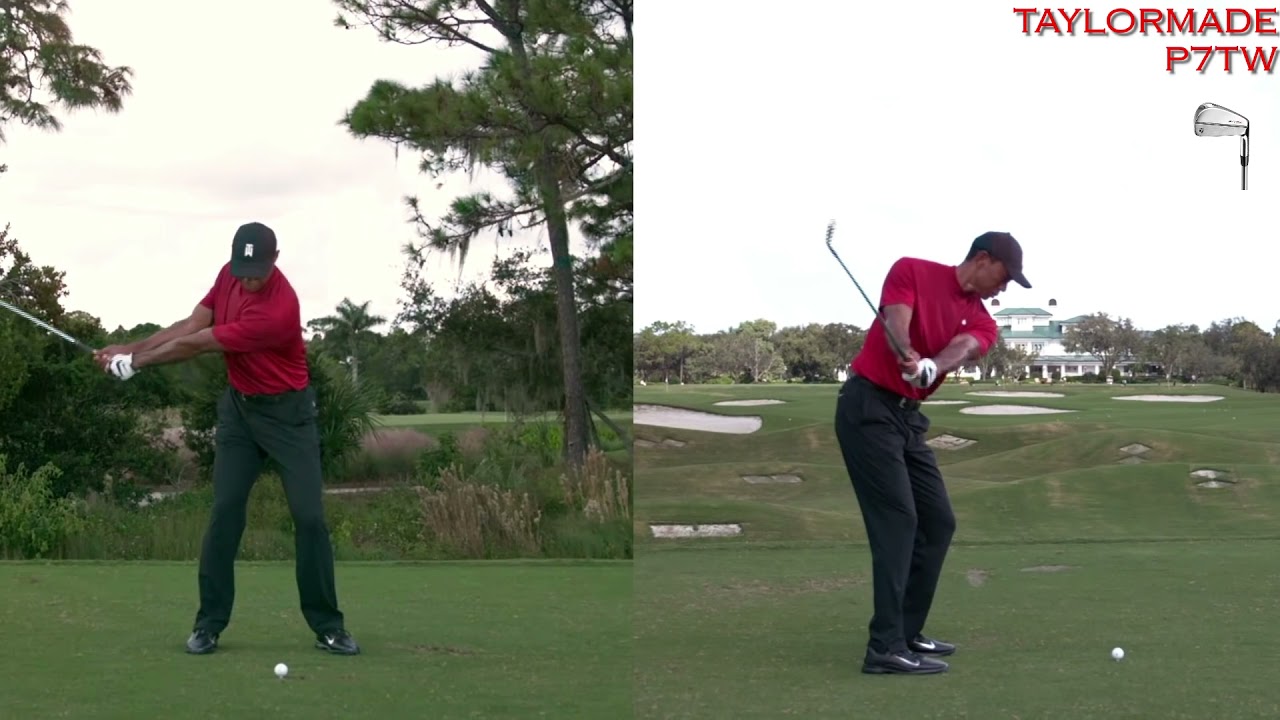 tiger woods iron swing sequence