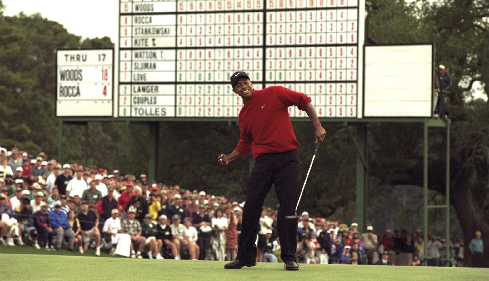 Tiger Woods Masters moments