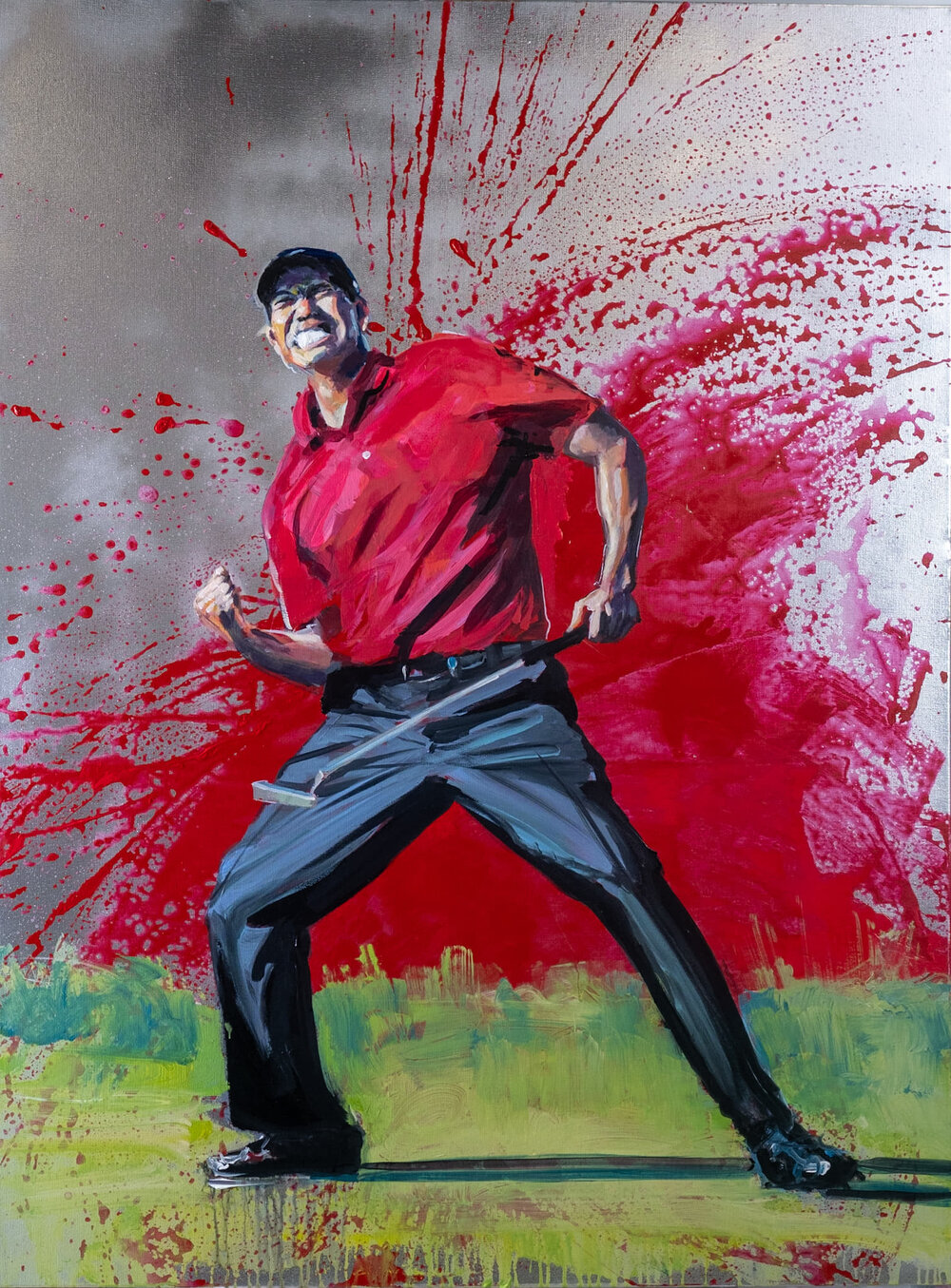 tiger woods portrait 0026