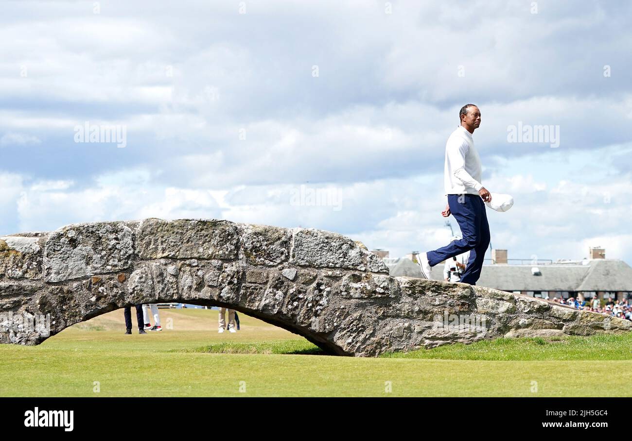 Tiger Woods Round at St Andrews