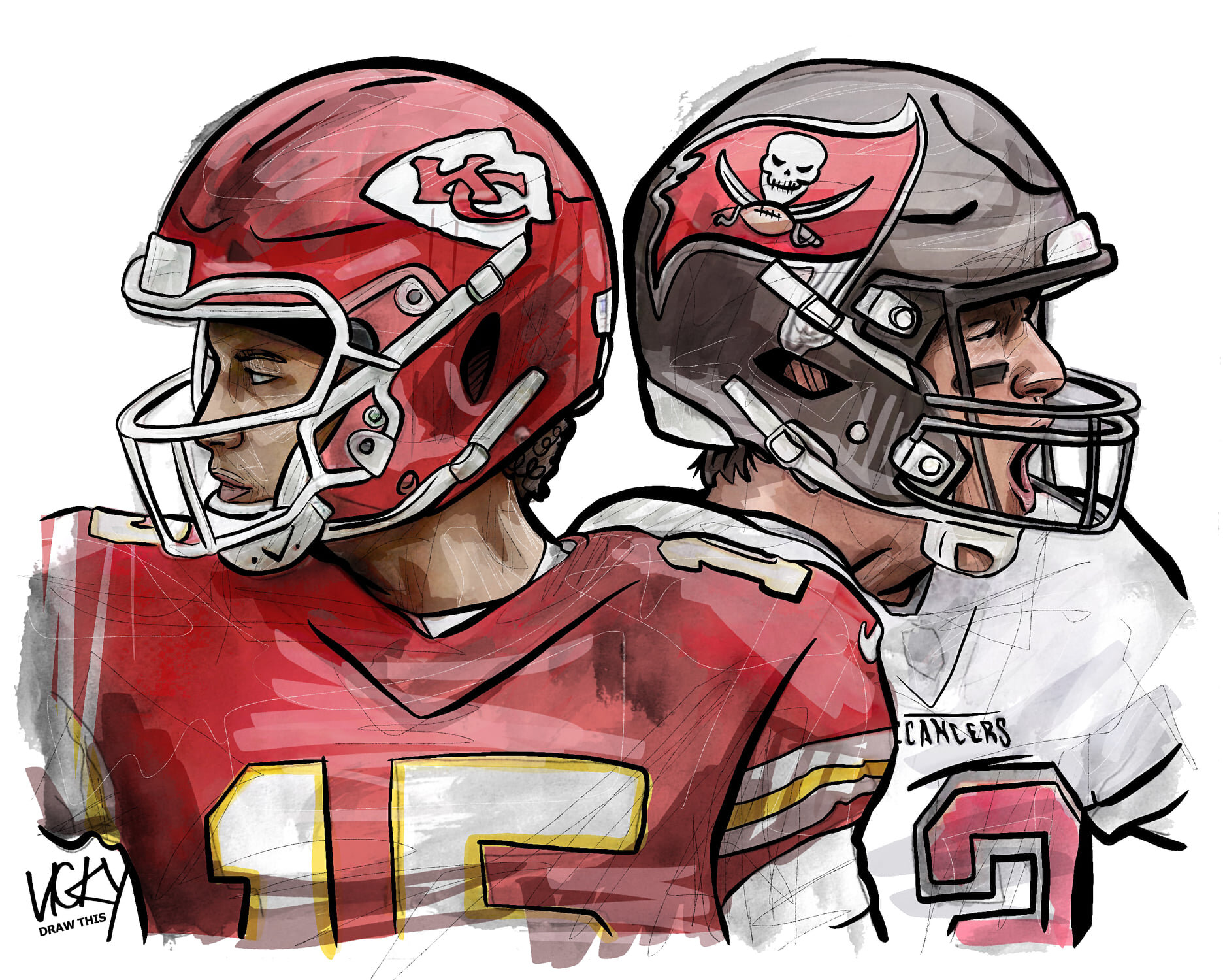 tom brady and patrick mahomes wallpaper