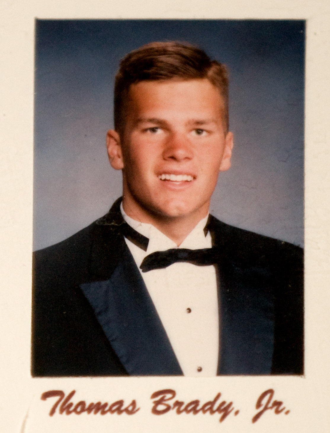 Tom Brady high school yearbook