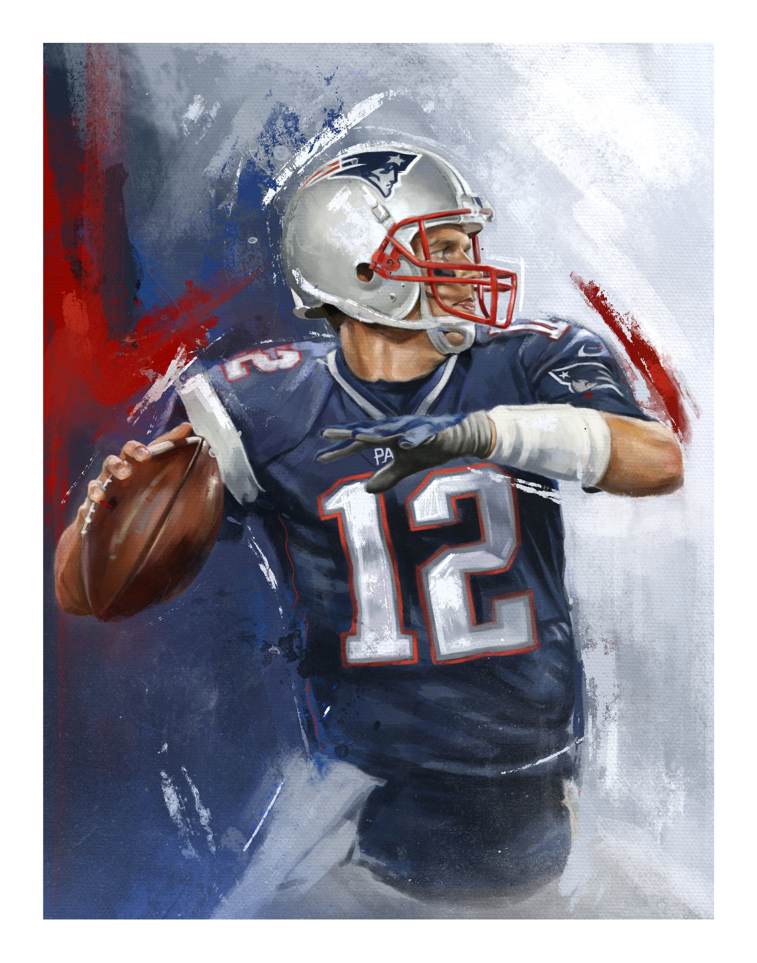 tom brady portrait photo 0045