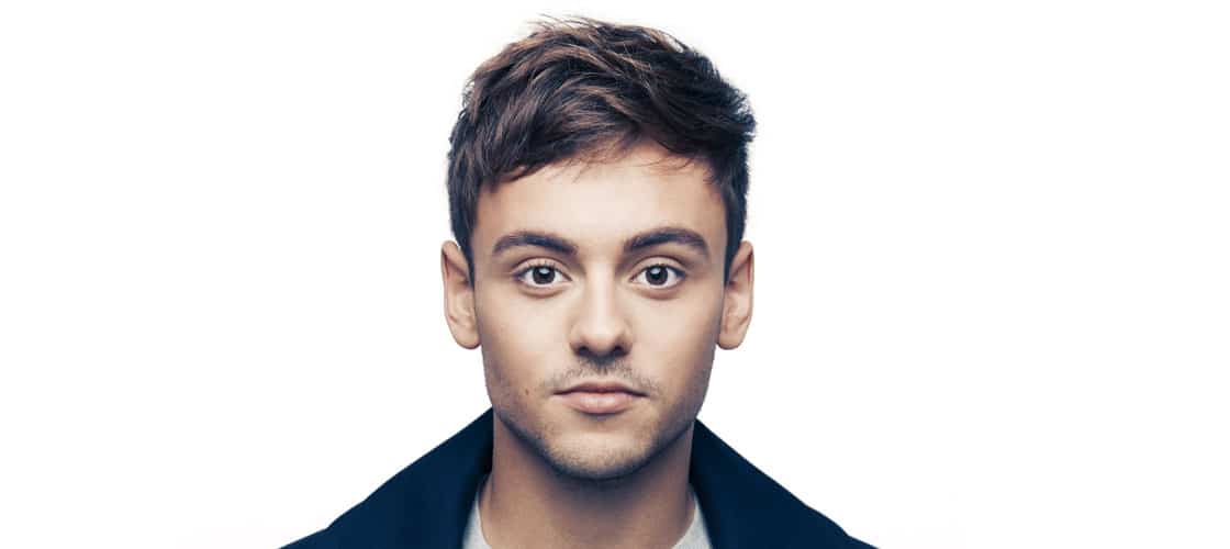 Tom Daley behind the scenes