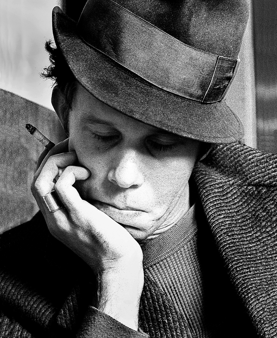 Tom Waits backstage photographs