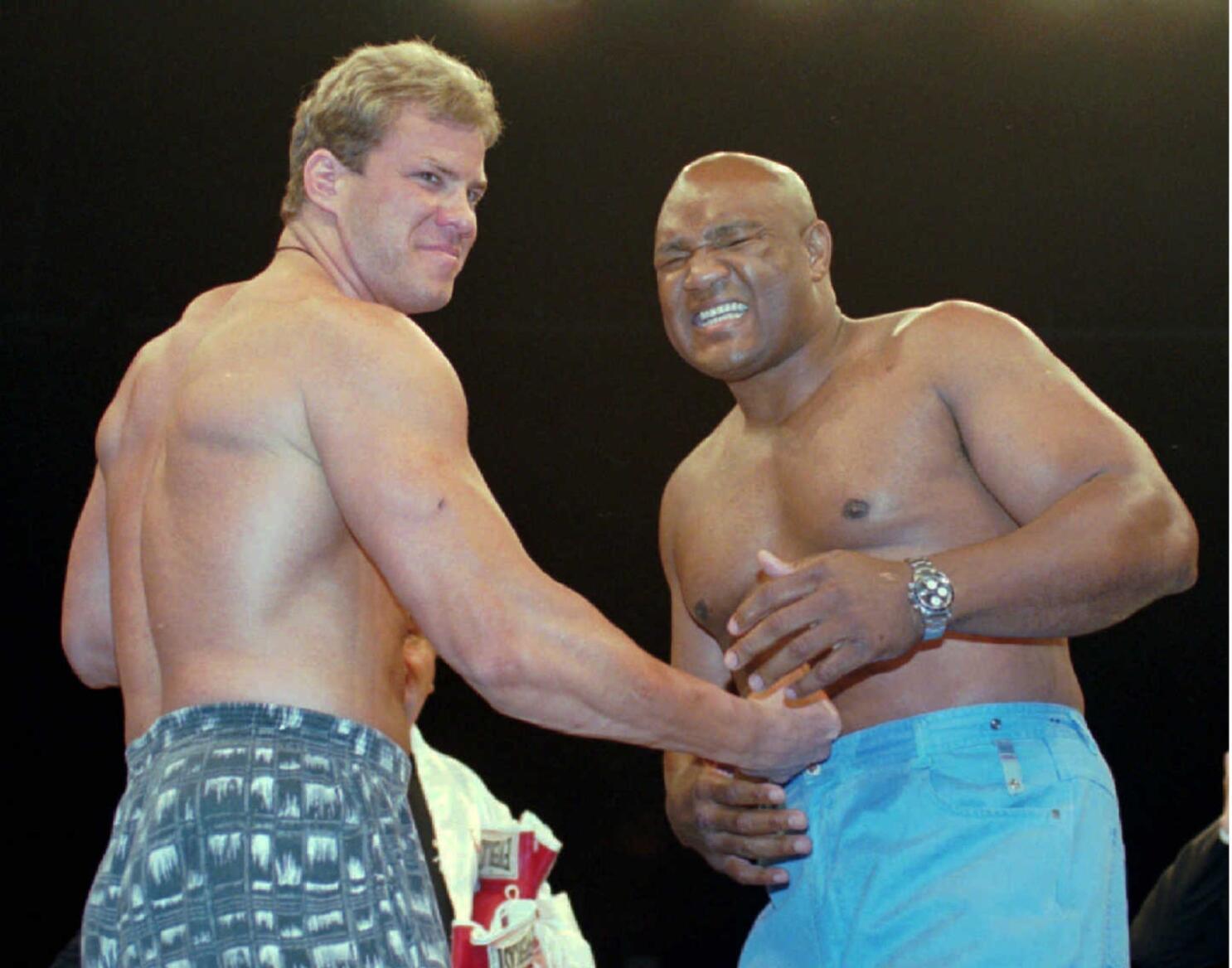 Tommy Morrison training photographs