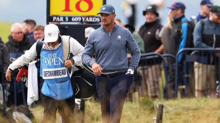 Tony Finau British Open interviews.