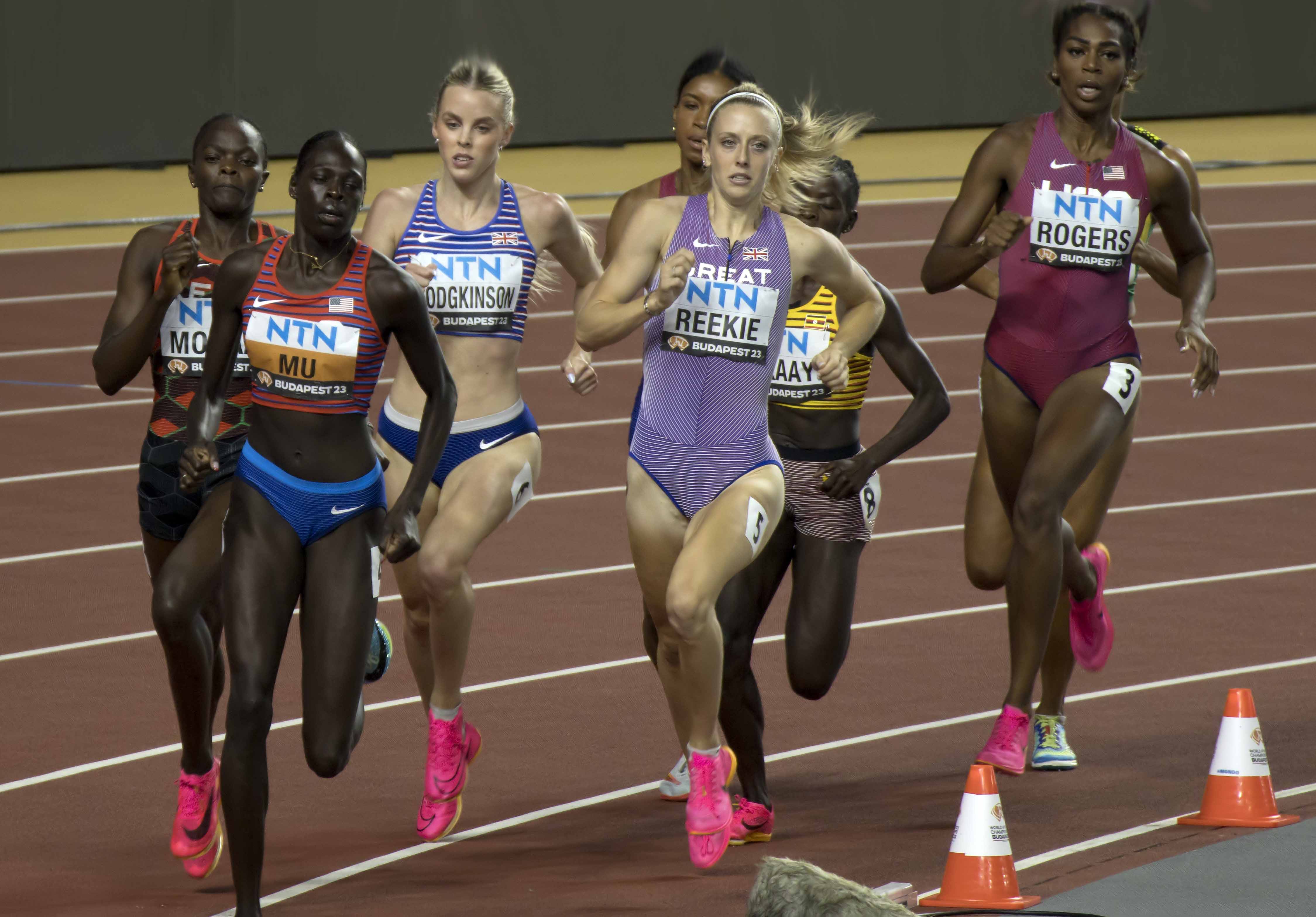 top women's 800m athletes 2023