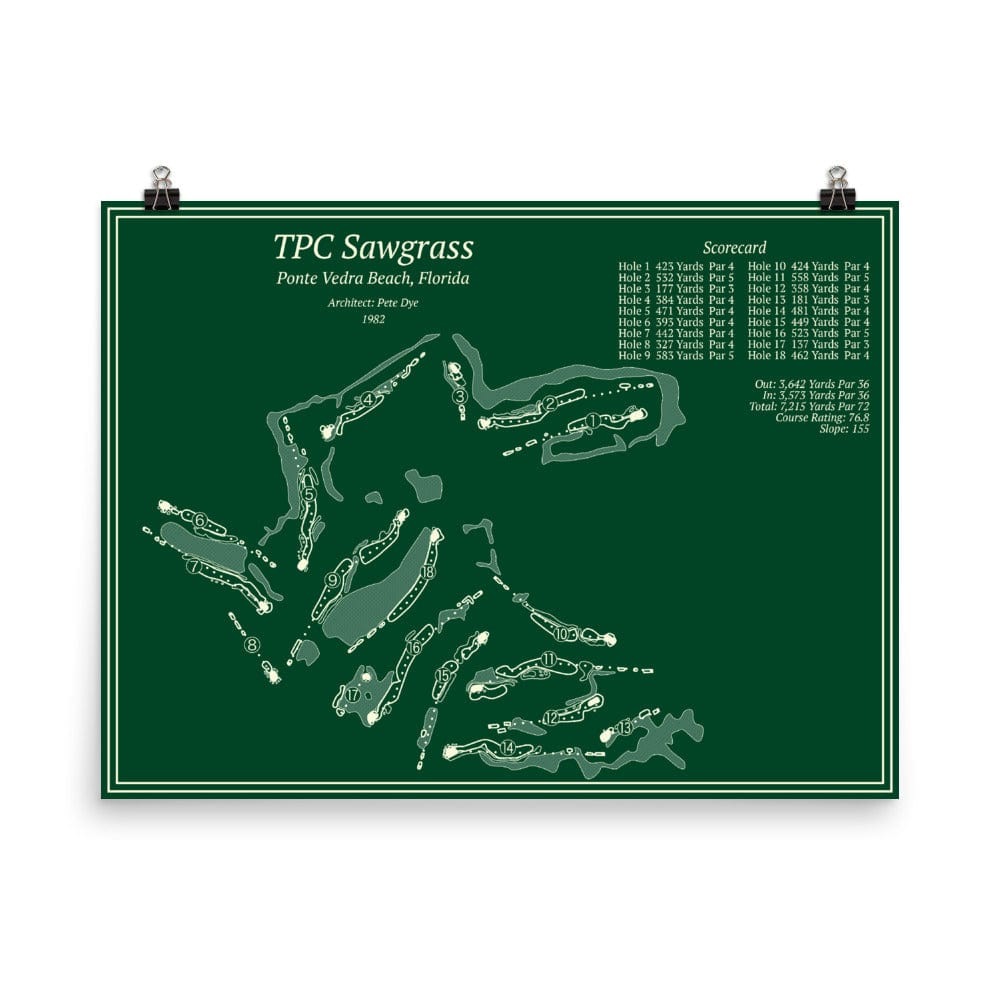 TPC Sawgrass hole descriptions