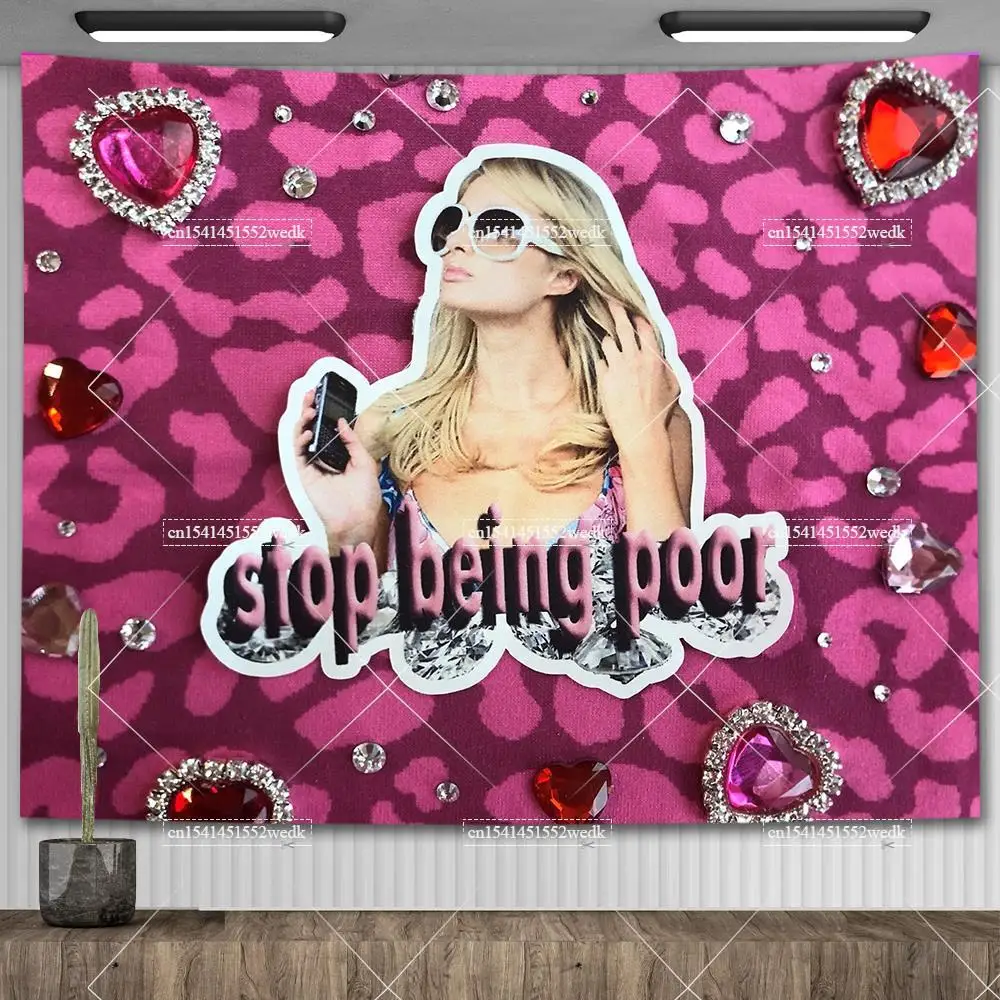 trendy Paris Hilton decor.