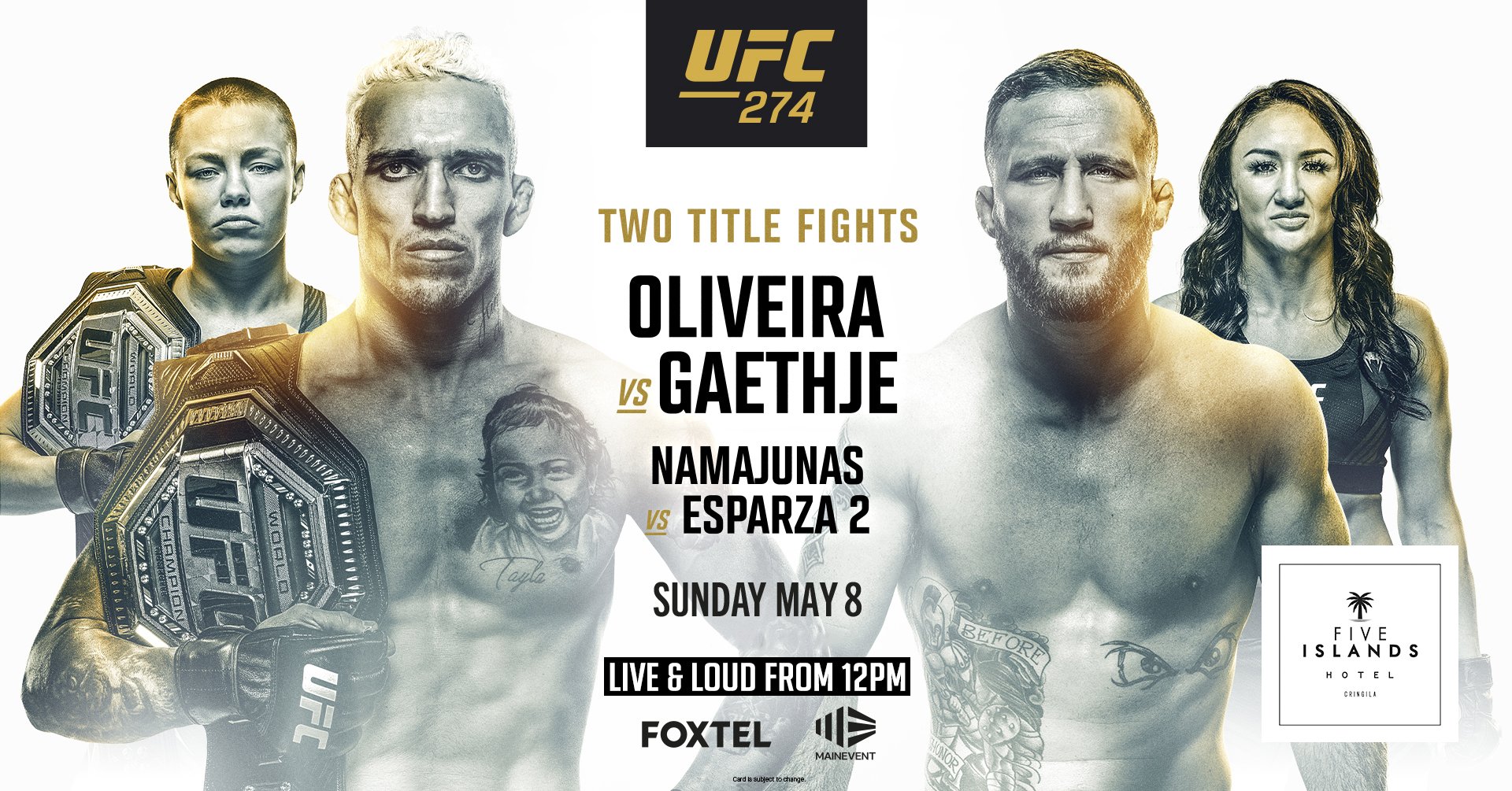 UFC 274 date