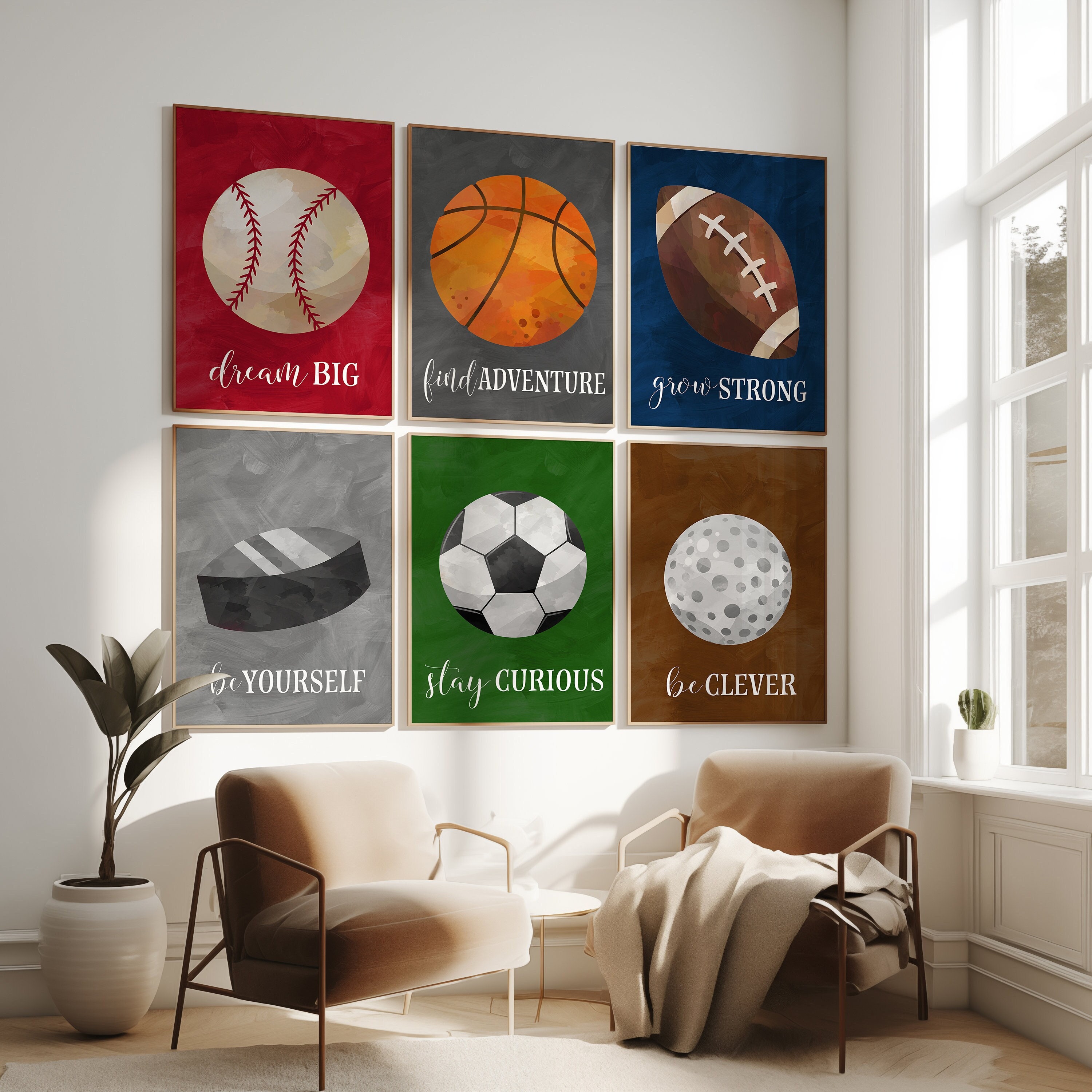 unique athlete portraits