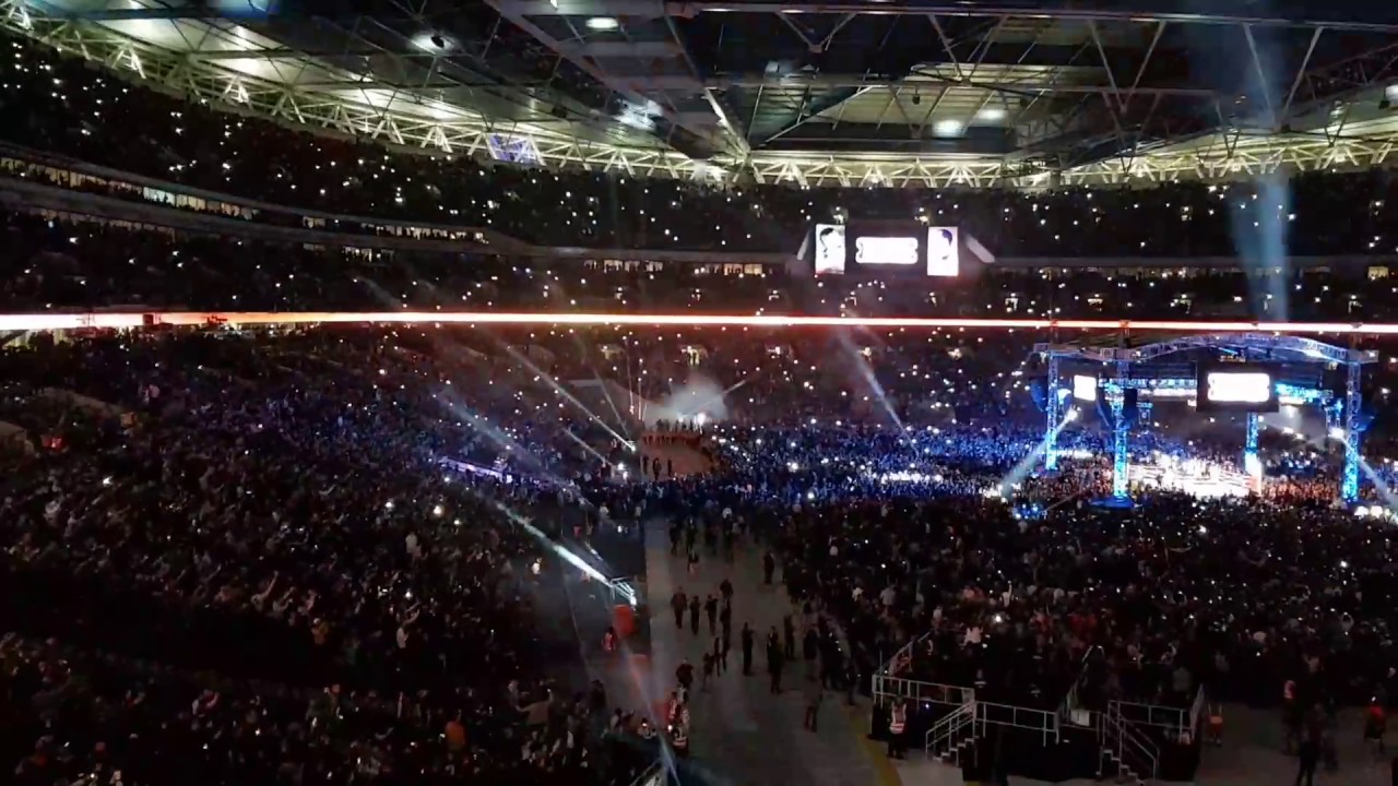 upcoming boxing Wembley
