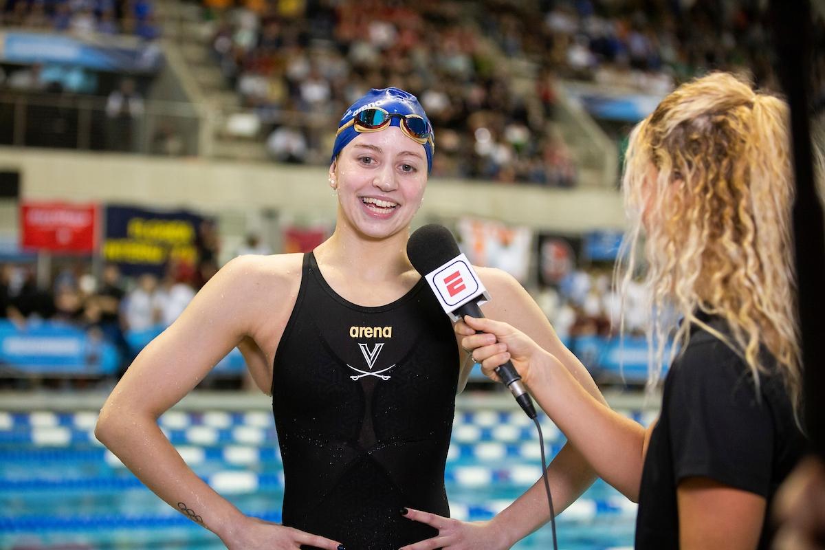 upcoming female swimming stars