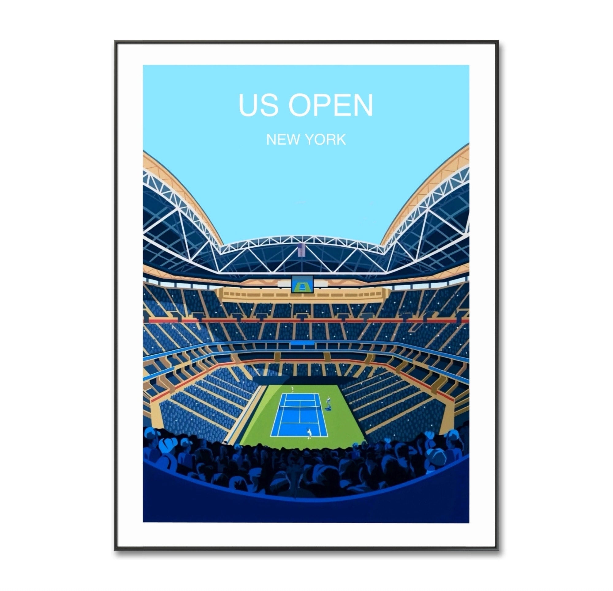 us open tennis 2023 poster 0032