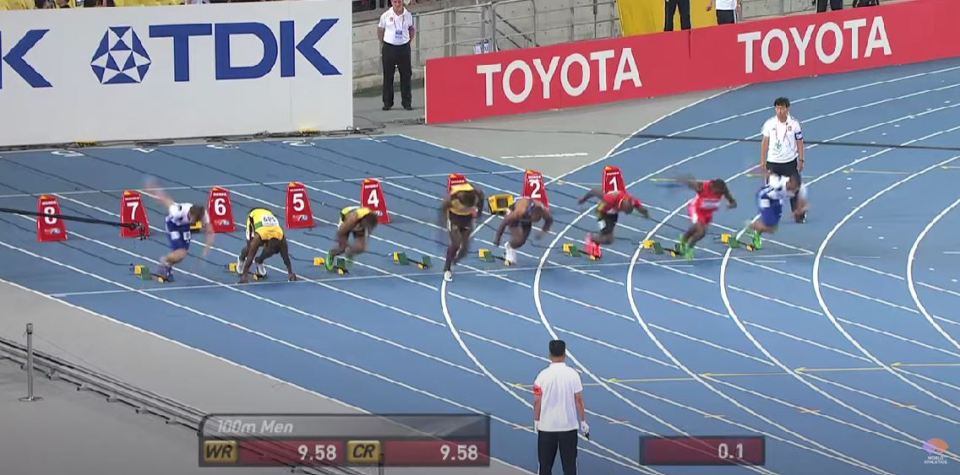 usain bolt false start 0031