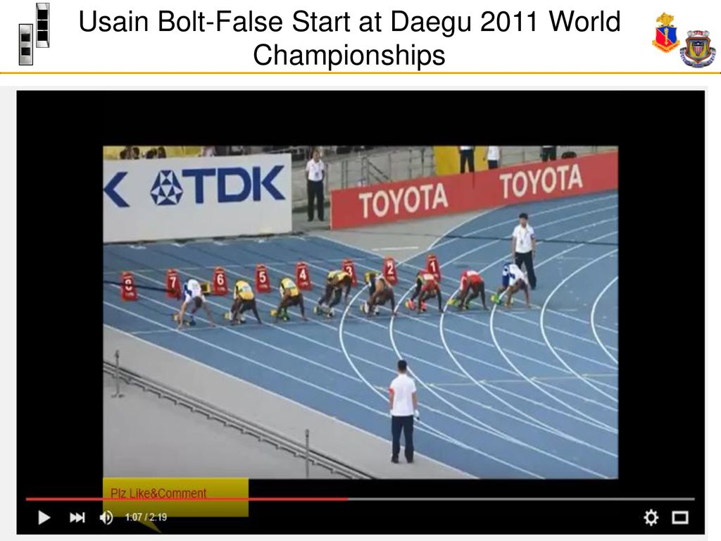 usain bolt false start 0042