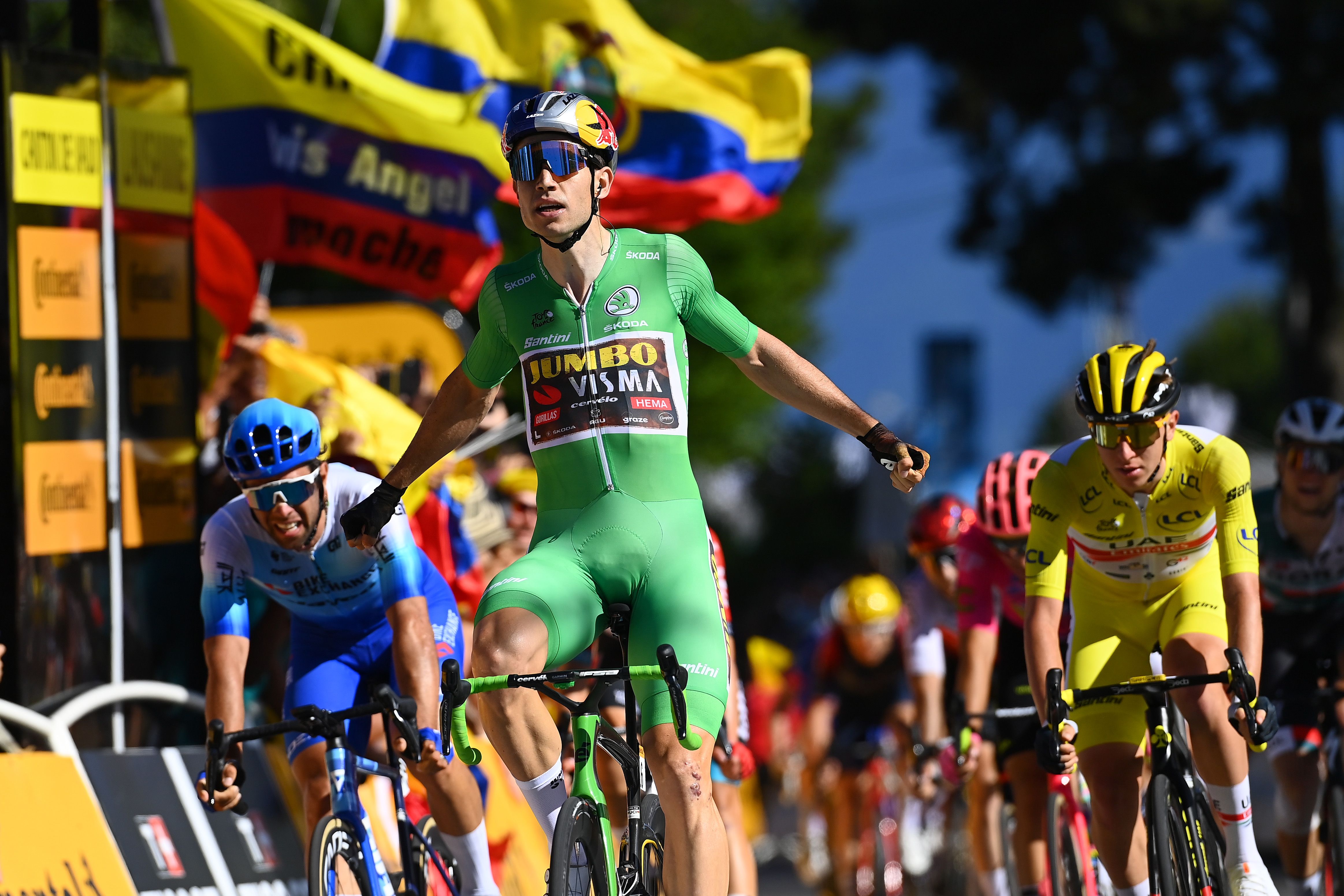 Van Aert sprinting skills