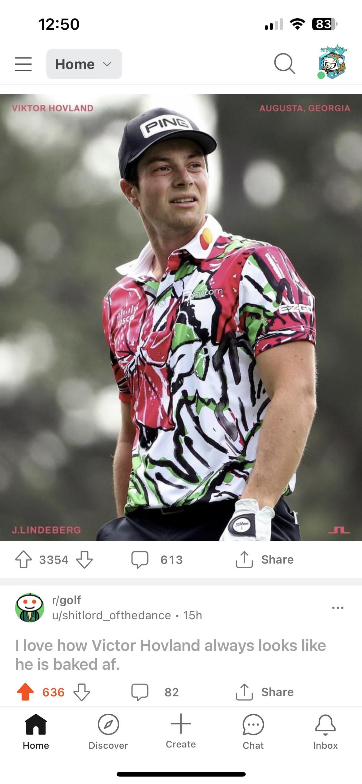 Viktor Hovland celebration moments.