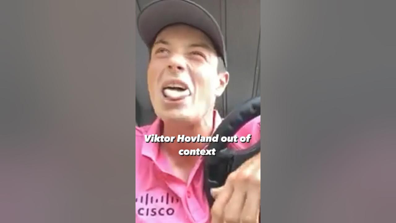 Viktor Hovland golf memes
