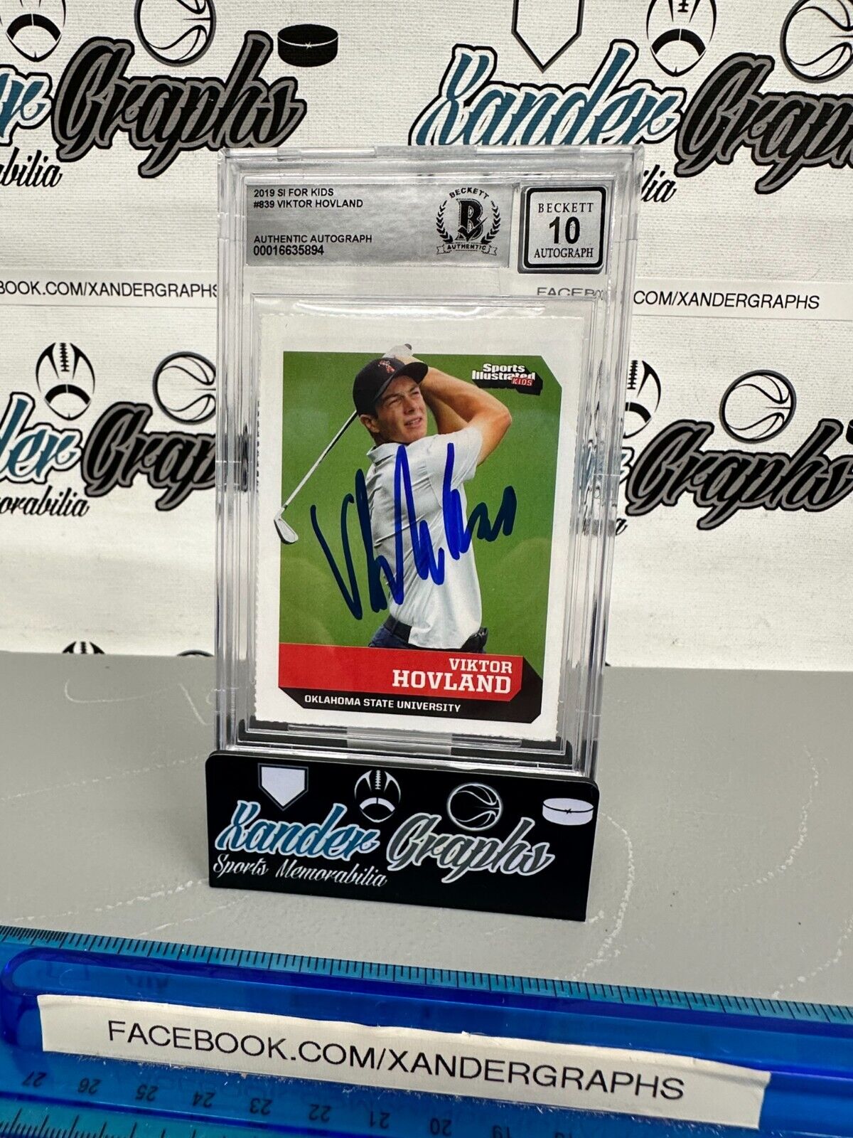 Viktor Hovland signature value