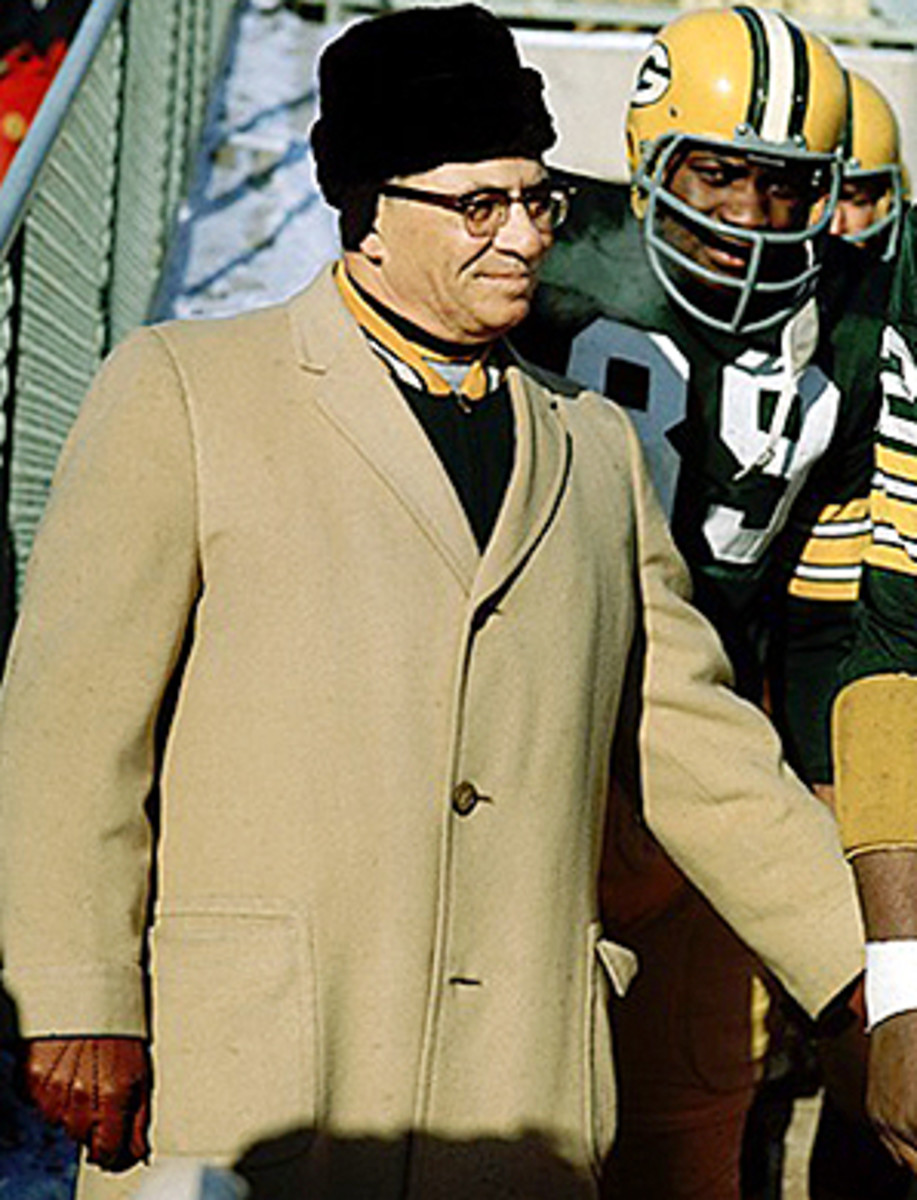 Vince Lombardi historical images.
